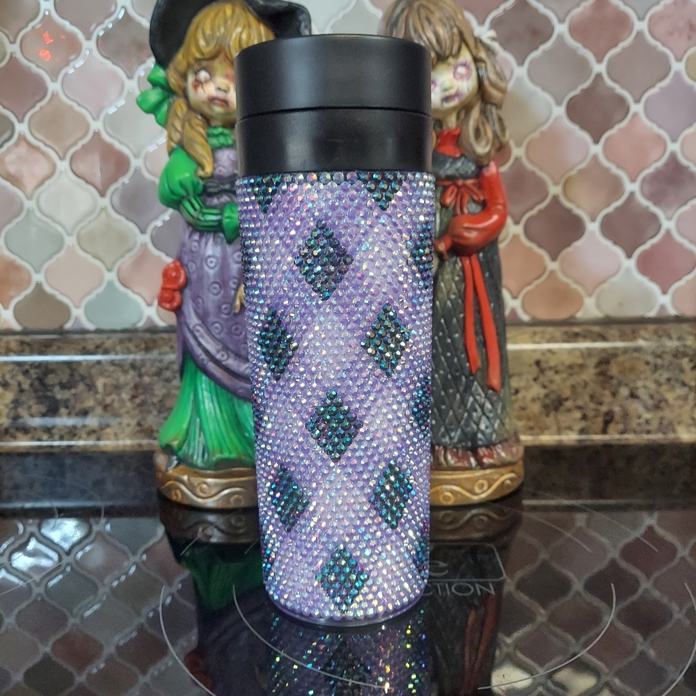 Rhinestone Travel Mug